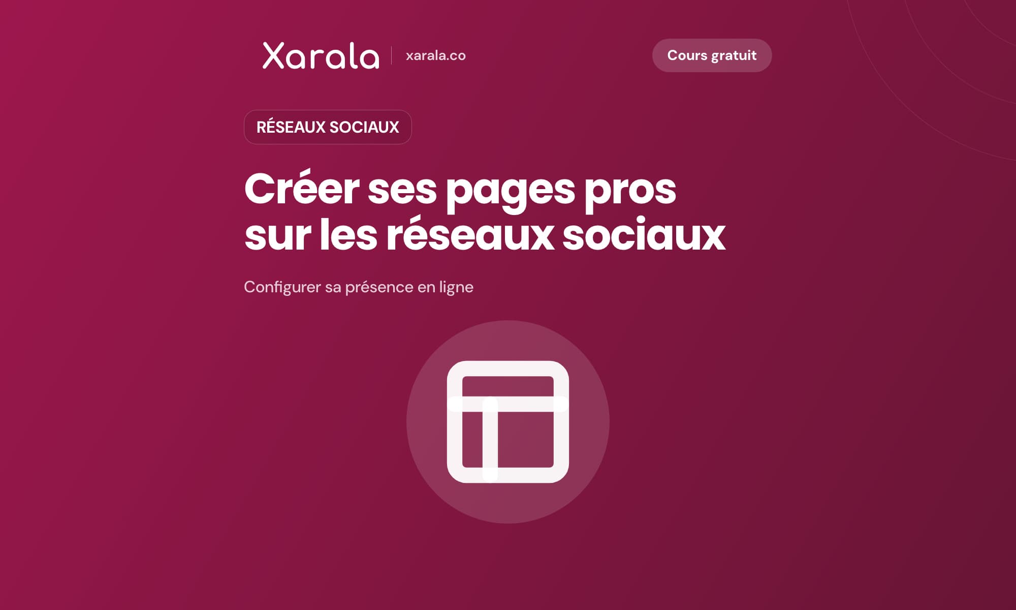 Présentation de Comment Créer des Pages Professionnelles sur les Réseaux Sociaux