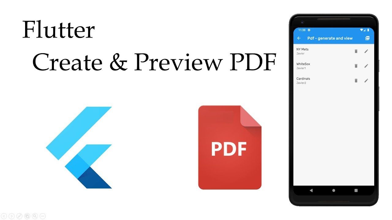 Création d’une application de visualisation et de téléchargement de document PDF dans Flutter