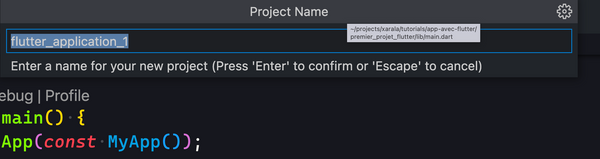 Créer une application mobile avec Flutter et Visual studio code