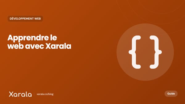 Couverture de l’article « Guide de formation au développement web… », catégorie Développement web, blog Xarala Academy